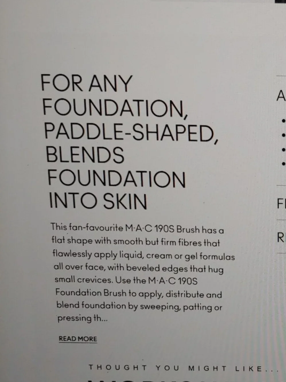 MAC Cosmetics 190s Foundation Brush